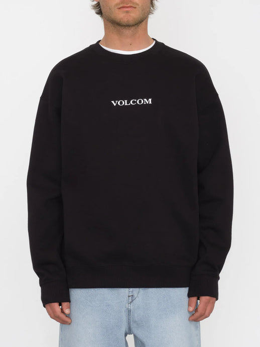 Volcom Men's Stone Sweatshirt Black A4612403_BLK