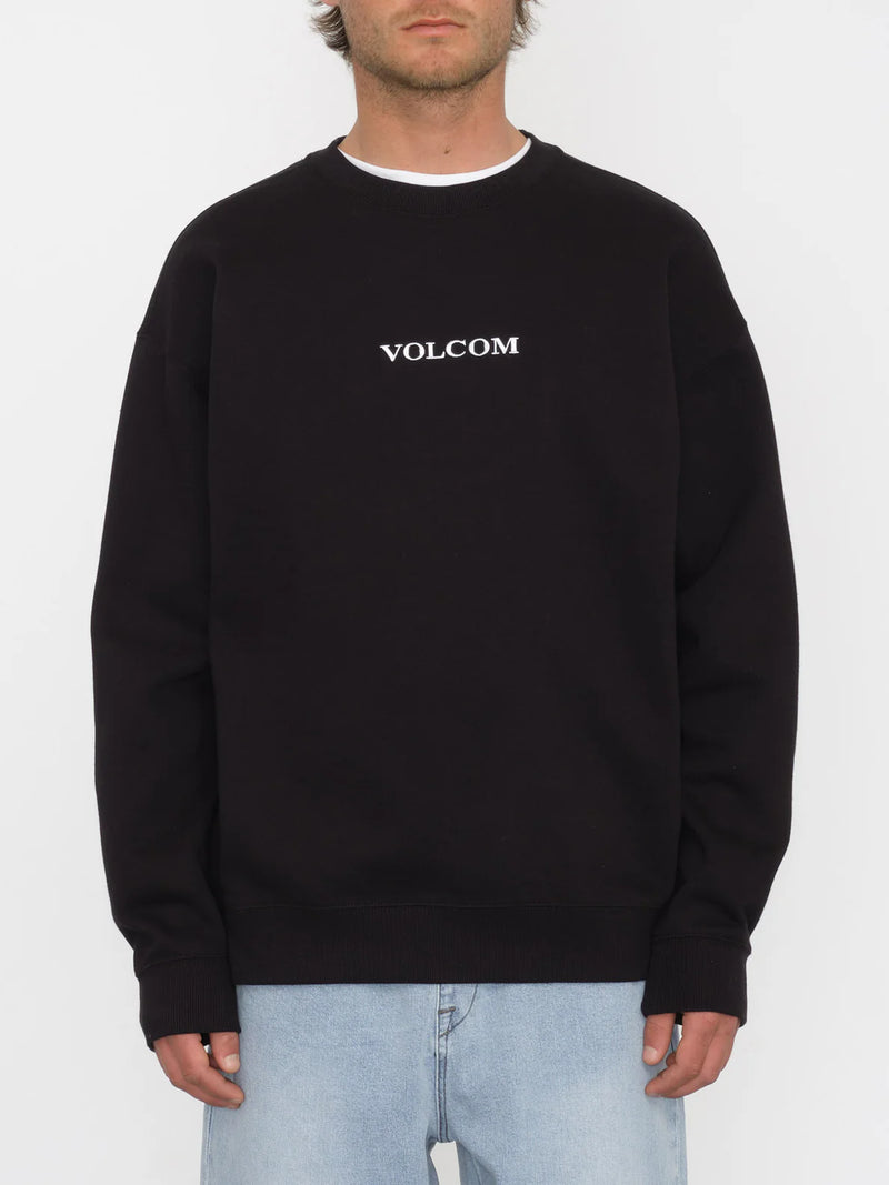 Load image into Gallery viewer, Volcom Men&#39;s Stone Sweatshirt Black A4612403_BLK
