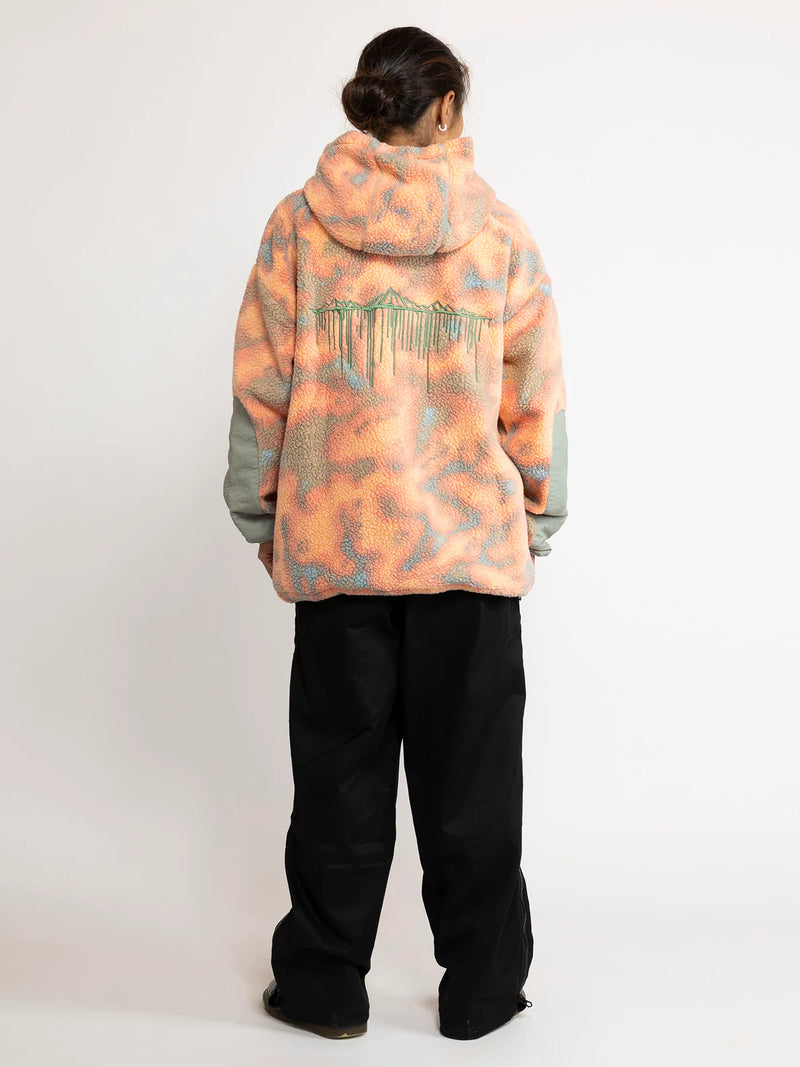 Load image into Gallery viewer, Volcom Unisex Iguchi Zip Hoodie Tigerlily A4832400_TGL
