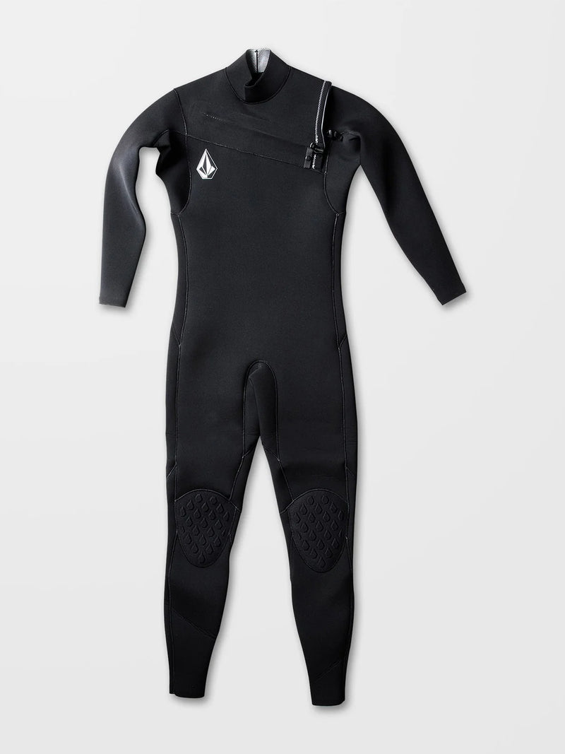 Load image into Gallery viewer, Volcom Men&#39;s Modulator 4/3mm Chest Zip Wetsuit Black A9532204_BLK
