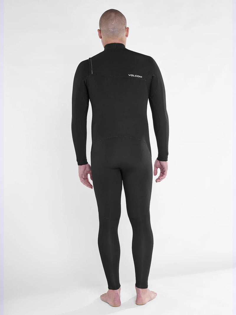 Load image into Gallery viewer, Volcom Men&#39;s Modulator 4/3mm Chest Zip Wetsuit Black A9532204_BLK
