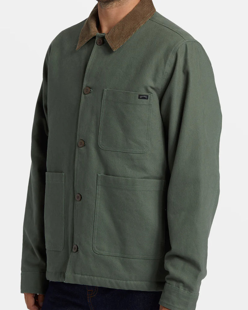 Load image into Gallery viewer, Billabong Men&#39;s Chore Sherpa Jacket Hunter ABYJK00202_GPL0
