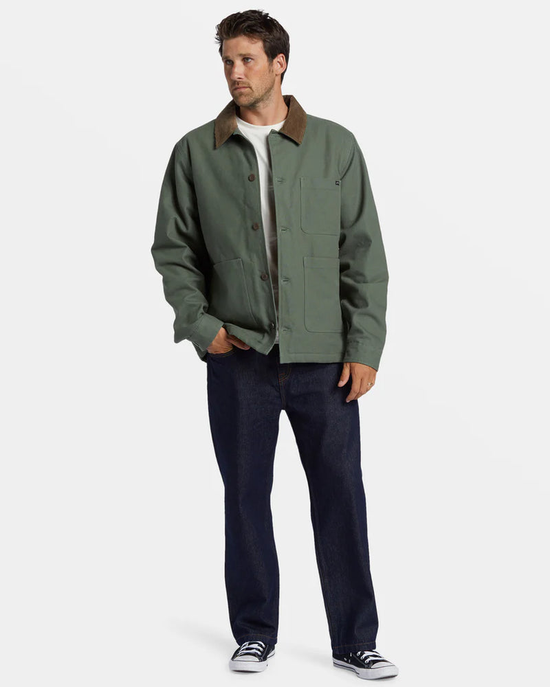 Load image into Gallery viewer, Billabong Men&#39;s Chore Sherpa Jacket Hunter ABYJK00202_GPL0
