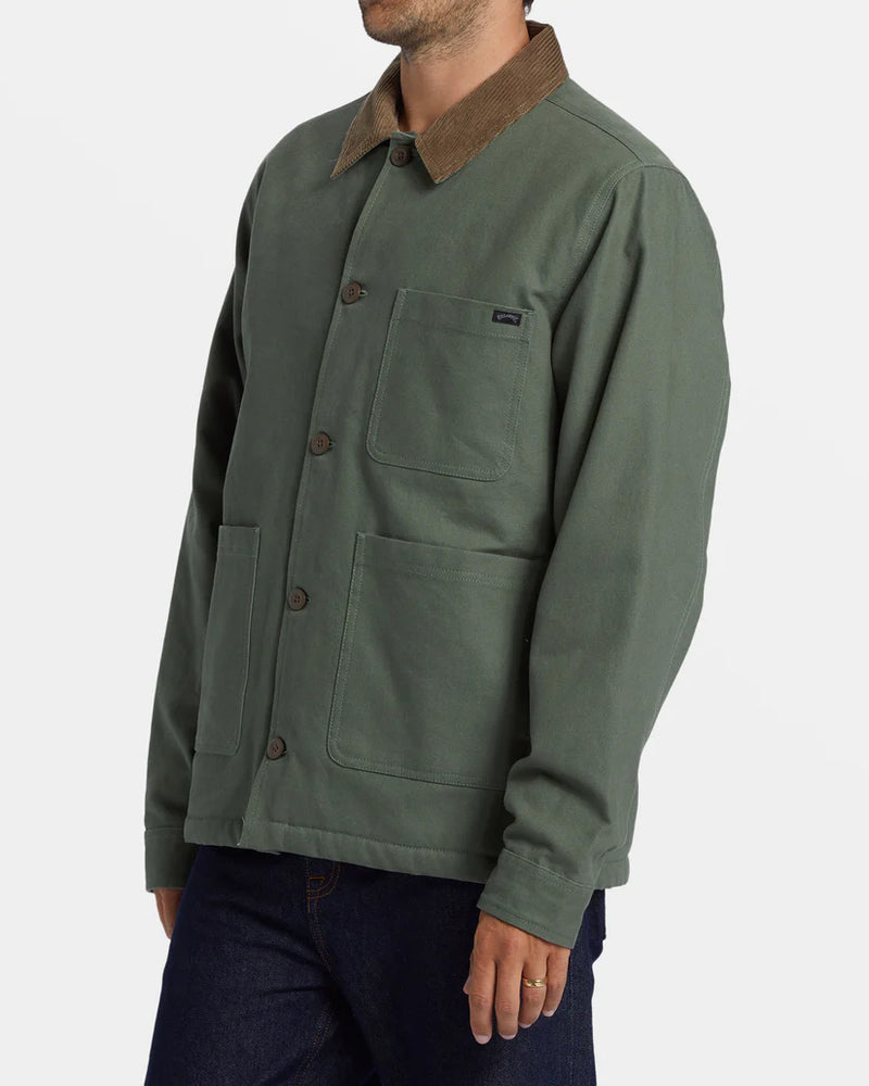 Load image into Gallery viewer, Billabong Men&#39;s Chore Sherpa Jacket Hunter ABYJK00202_GPL0
