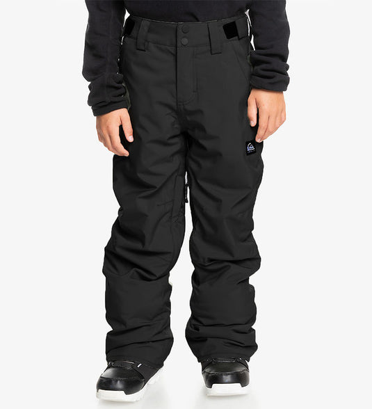 Quiksilver Kids' Estate Snow Pants (8-16) True Black EQBTP03055_KVJ0