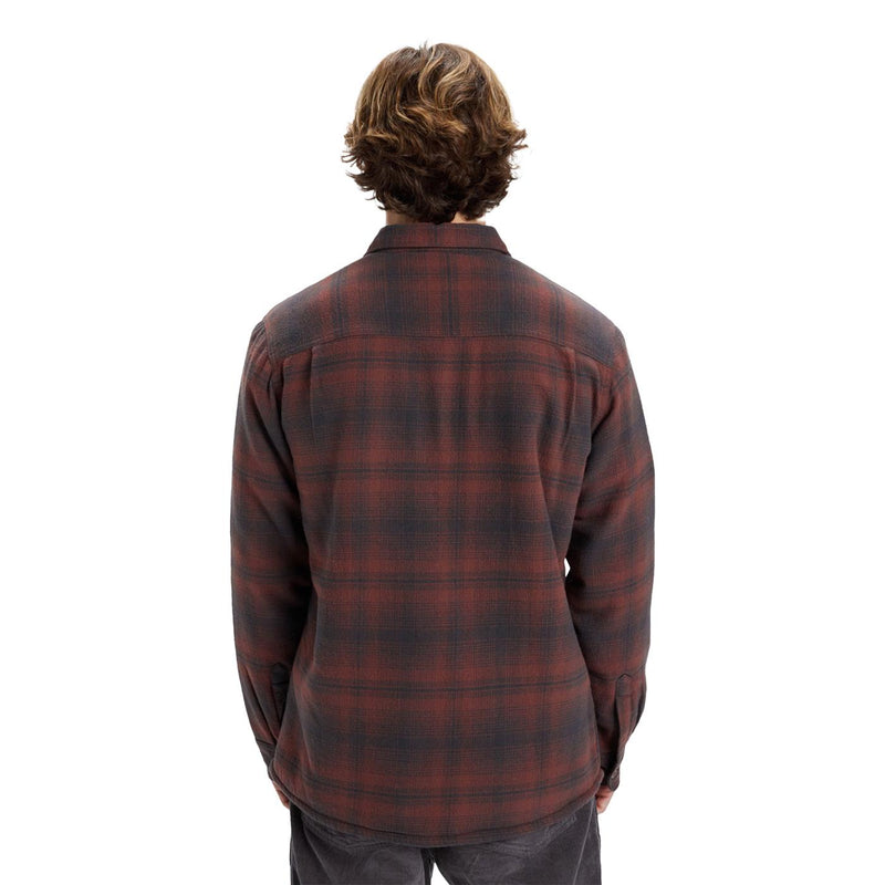 Load image into Gallery viewer, Quiksilver Men&#39;s Venture Overshirt Sherpa Castanho AQYWT03364_RRZ1
