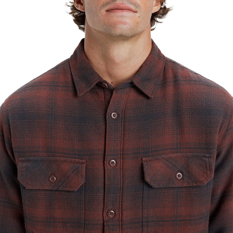 Load image into Gallery viewer, Quiksilver Men&#39;s Venture Overshirt Sherpa Castanho AQYWT03364_RRZ1
