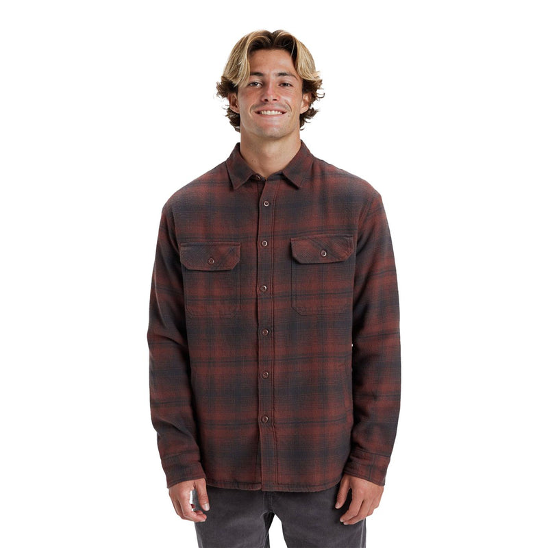 Load image into Gallery viewer, Quiksilver Men&#39;s Venture Overshirt Sherpa Castanho AQYWT03364_RRZ1
