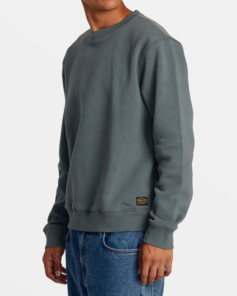 Load image into Gallery viewer, RVCA Men&#39;s Dayshift Crew Balsam Green AVYFT00343_ABG
