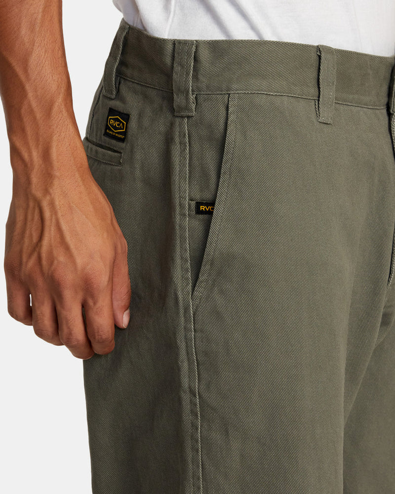 Load image into Gallery viewer, RVCA Men&#39;s Americana Chino Pants Olive AVYNP00227-OLV
