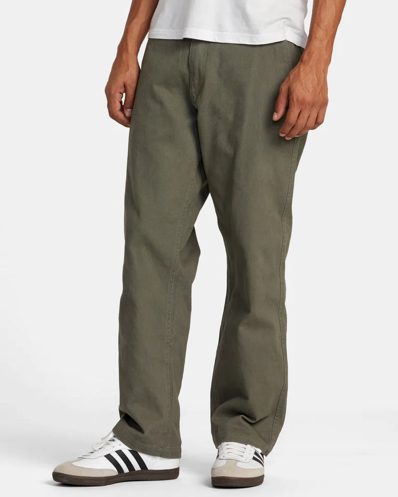 Load image into Gallery viewer, RVCA Men&#39;s Americana Chino Pants Olive AVYNP00227-OLV
