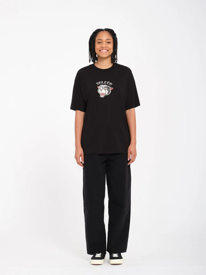 Load image into Gallery viewer, Volcom Women&#39;s Ride The T-Shirt Black B3532413_BLK
