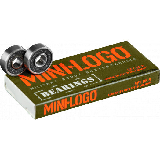 Mini Logo 8mm 8 Pack Set Bearings BSACML388
