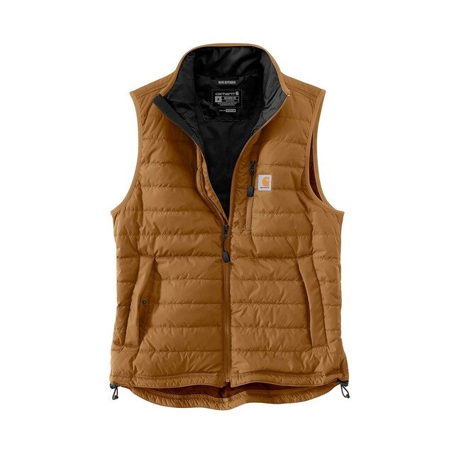 Load image into Gallery viewer, Carhartt Men&#39;s Rain Defender® Relaxed Fit Lightweight Insulated Vest Brown 102286-BRN
