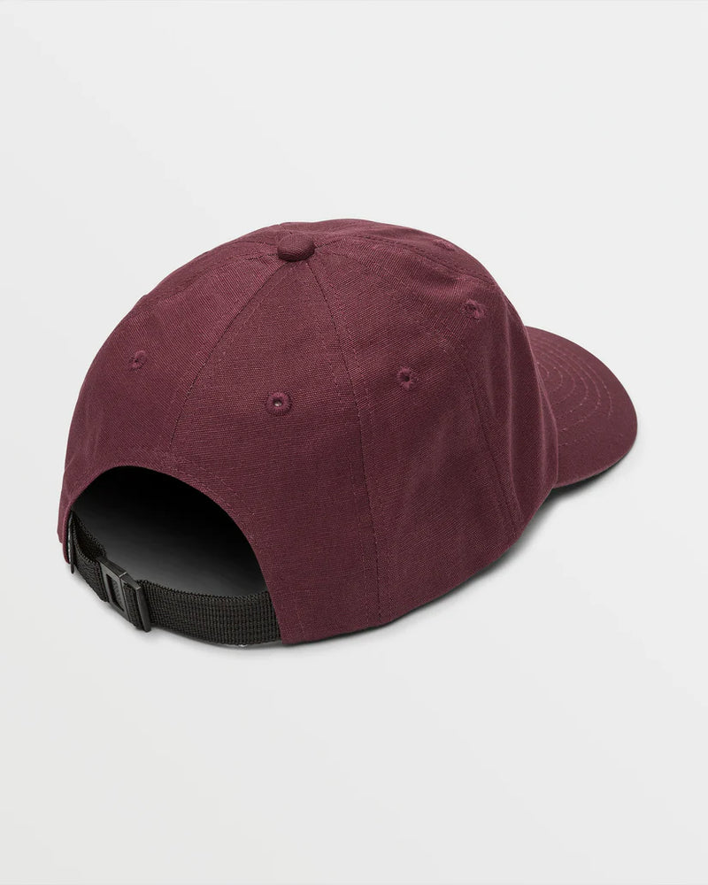 Load image into Gallery viewer, Volcom Men&#39;s Ramp Stone Adjustable Hat Merlot D5542302_MER
