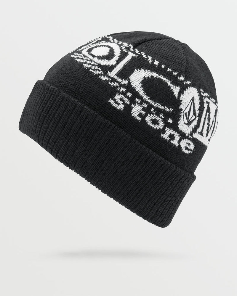 Load image into Gallery viewer, Volcom Men&#39;s Stone Legacy Beanie Black D5842401_BLK
