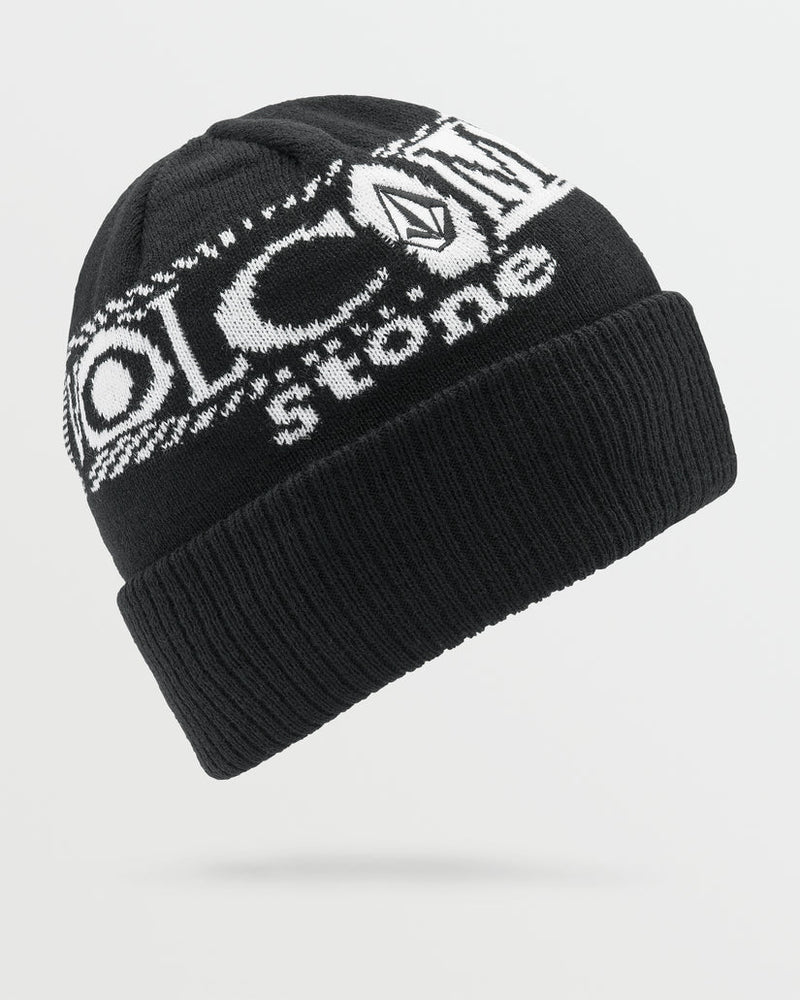 Load image into Gallery viewer, Volcom Men&#39;s Stone Legacy Beanie Black D5842401_BLK
