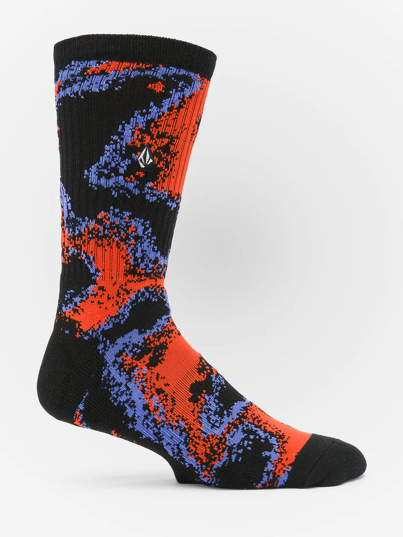 Load image into Gallery viewer, Volcom Men&#39;s Stoney Shred Socks Bright Red D6322401_BRE
