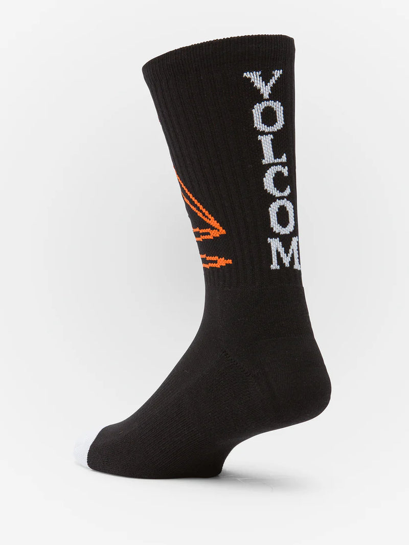 Load image into Gallery viewer, Volcom Men&#39;s Skate Vitals Remy S Socks Black D6362400_BLK
