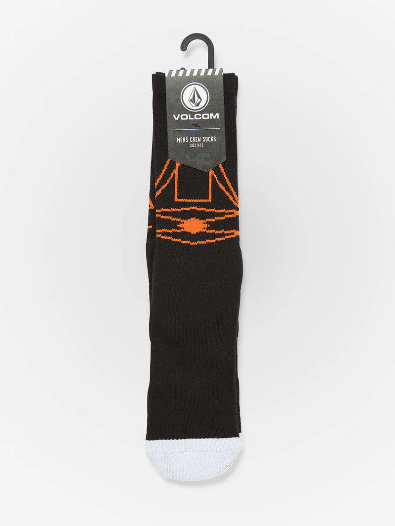 Load image into Gallery viewer, Volcom Men&#39;s Skate Vitals Remy S Socks Black D6362400_BLK
