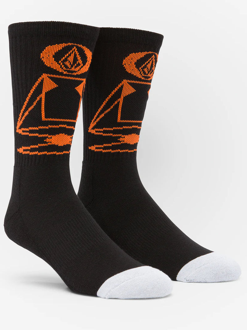 Load image into Gallery viewer, Volcom Men&#39;s Skate Vitals Remy S Socks Black D6362400_BLK
