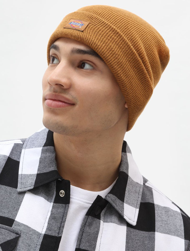 Load image into Gallery viewer, Dickies Unisex Gibsland Beanie Hat Brown Duck DK0A4X7KBD01
