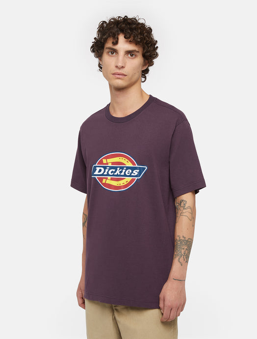 Dickies Men's Icon Logo Short Sleeve T-Shirt Plum DK0A4XC9J561