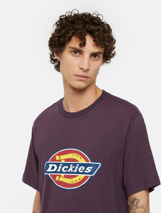 Dickies Men's Icon Logo Short Sleeve T-Shirt Plum DK0A4XC9J561