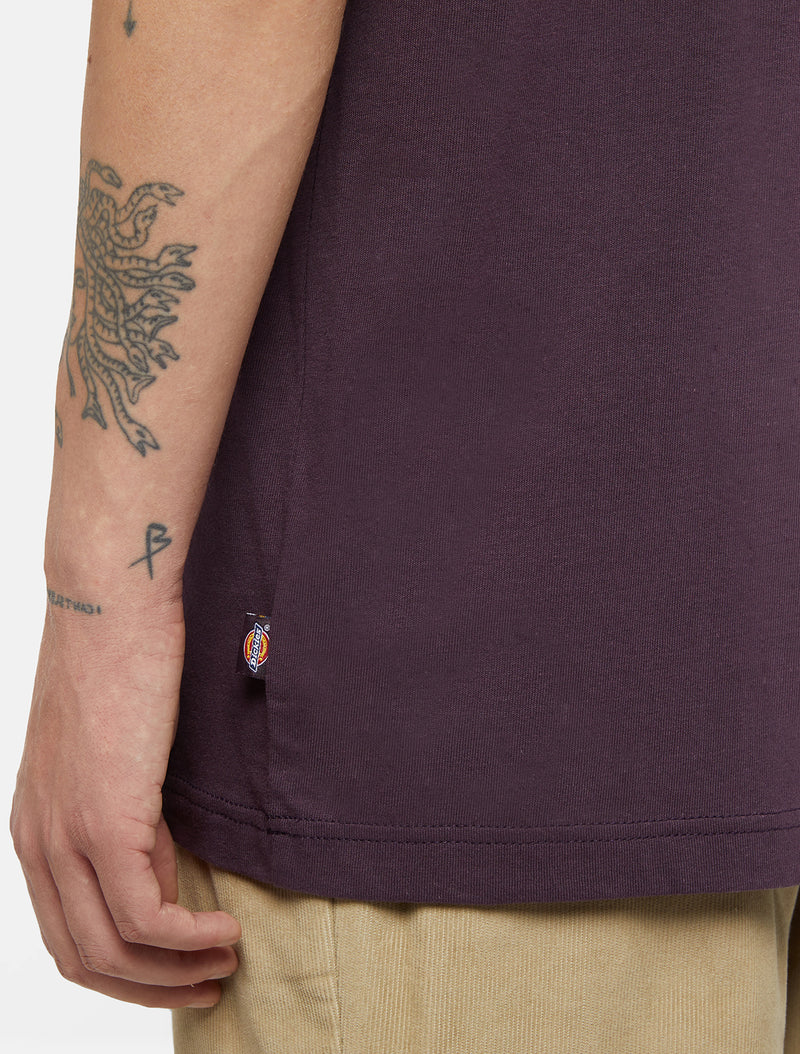 Load image into Gallery viewer, Dickies Men&#39;s Icon Logo Short Sleeve T-Shirt Plum DK0A4XC9J561
