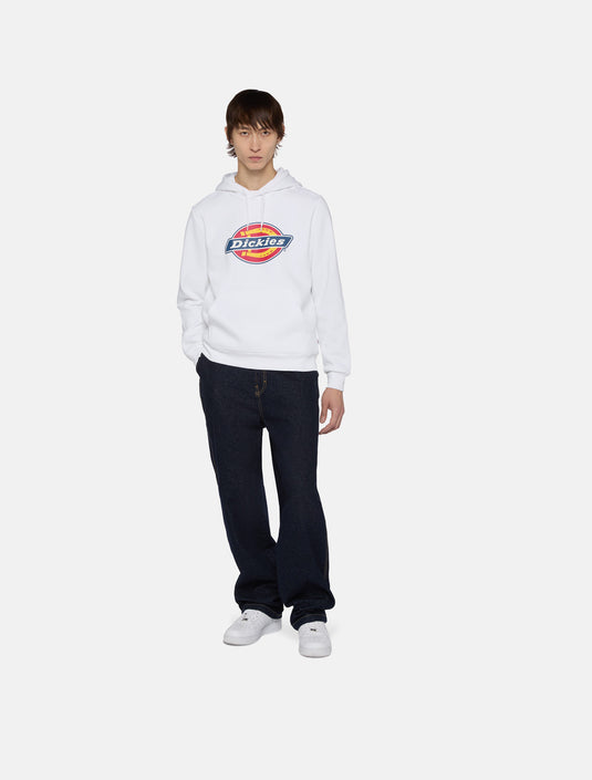 Dickies Unisex Icon Logo Hoodie White DK0A4XCBWHX1