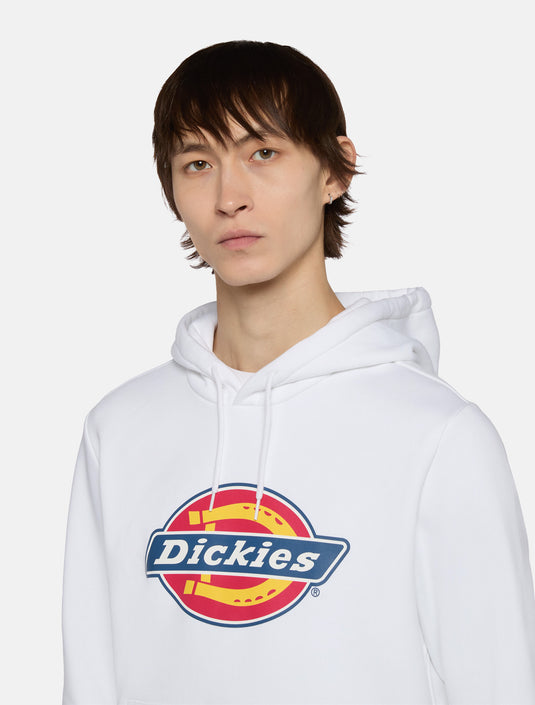 Dickies Unisex Icon Logo Hoodie White DK0A4XCBWHX1