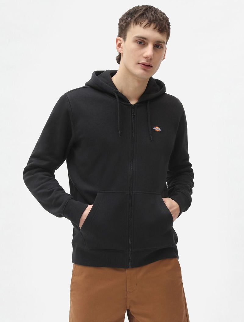 Load image into Gallery viewer, Dickies Men&#39;s Oakport Zip Hoodie Black DK0A4XD3BLK
