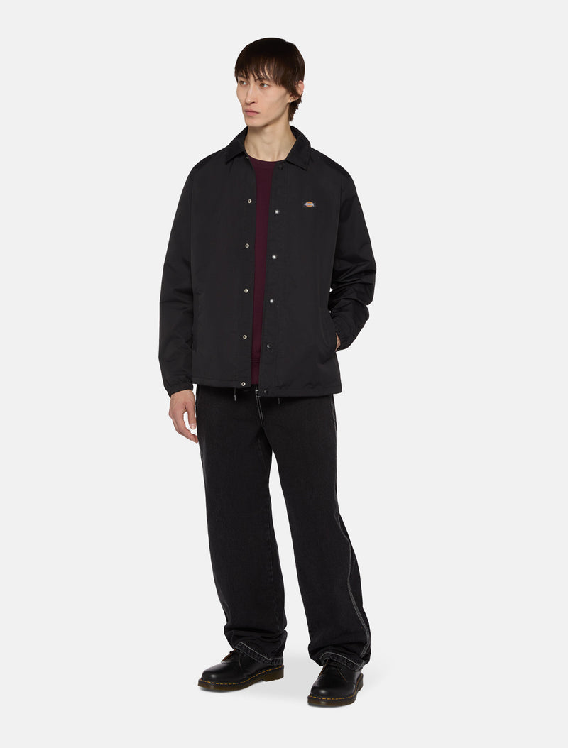 Load image into Gallery viewer, Dickies Men&#39;s Oakport Coach Jacket Black DK0A4XEWBLK
