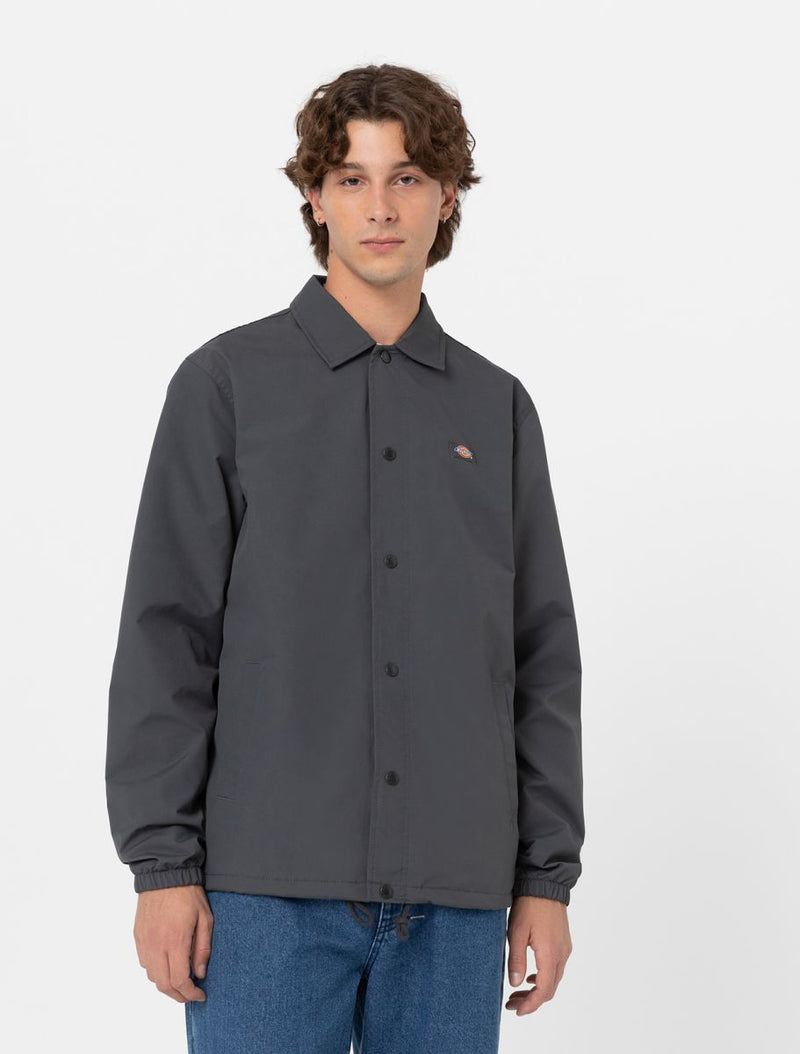 Load image into Gallery viewer, Dickies Men&#39;s Oakport Coach Jacket Charcoal Grey DK0A4XEWCH01
