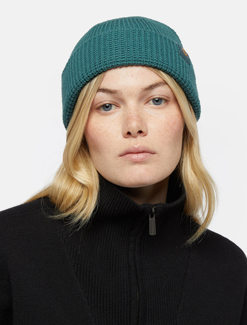 Load image into Gallery viewer, Dickies Unisex Woodworth Waffle Cap Lincoln Green DK0A4XFD0LN
