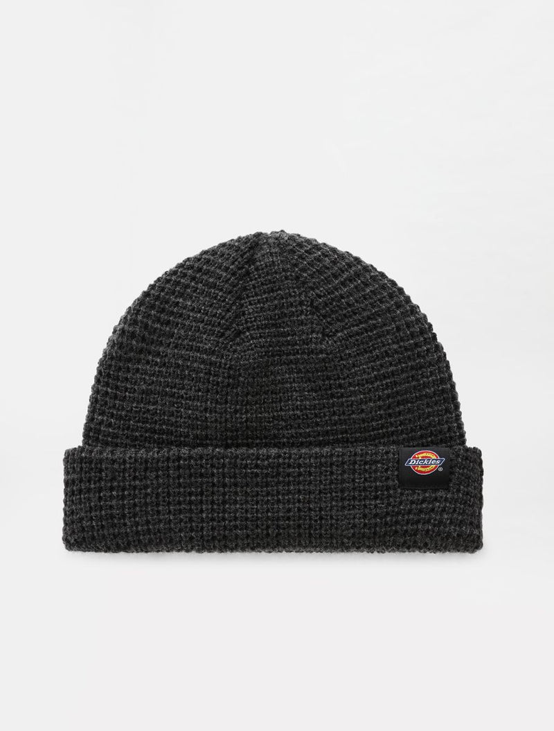 Load image into Gallery viewer, Dickies Unisex Woodworth Waffle Cap Black DK0A4XFDBLK
