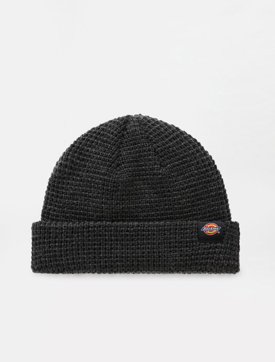 Dickies Unisex Woodworth Waffle Cap Black DK0A4XFDBLK