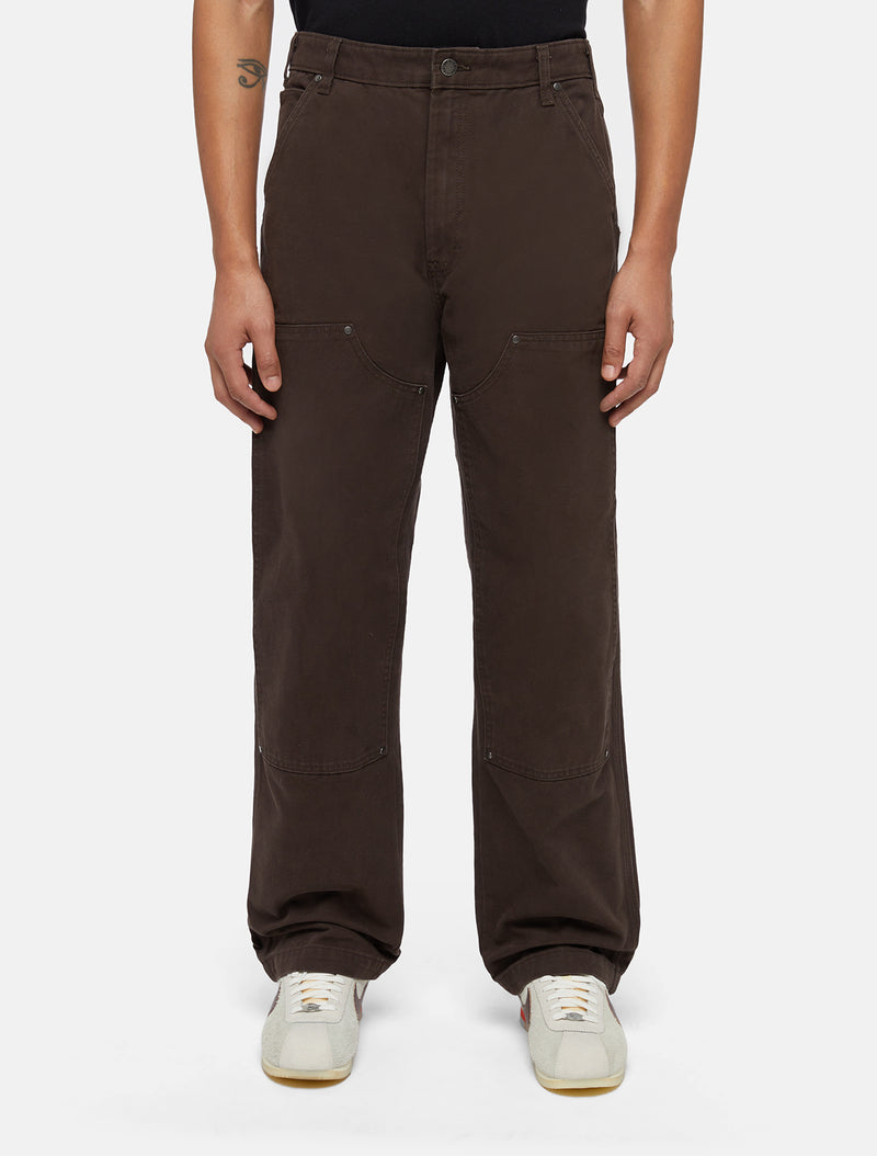 Load image into Gallery viewer, Dickies Men&#39;s Duck Canvas Utility Pants Dark Brown DK0A4XGO0DB1
