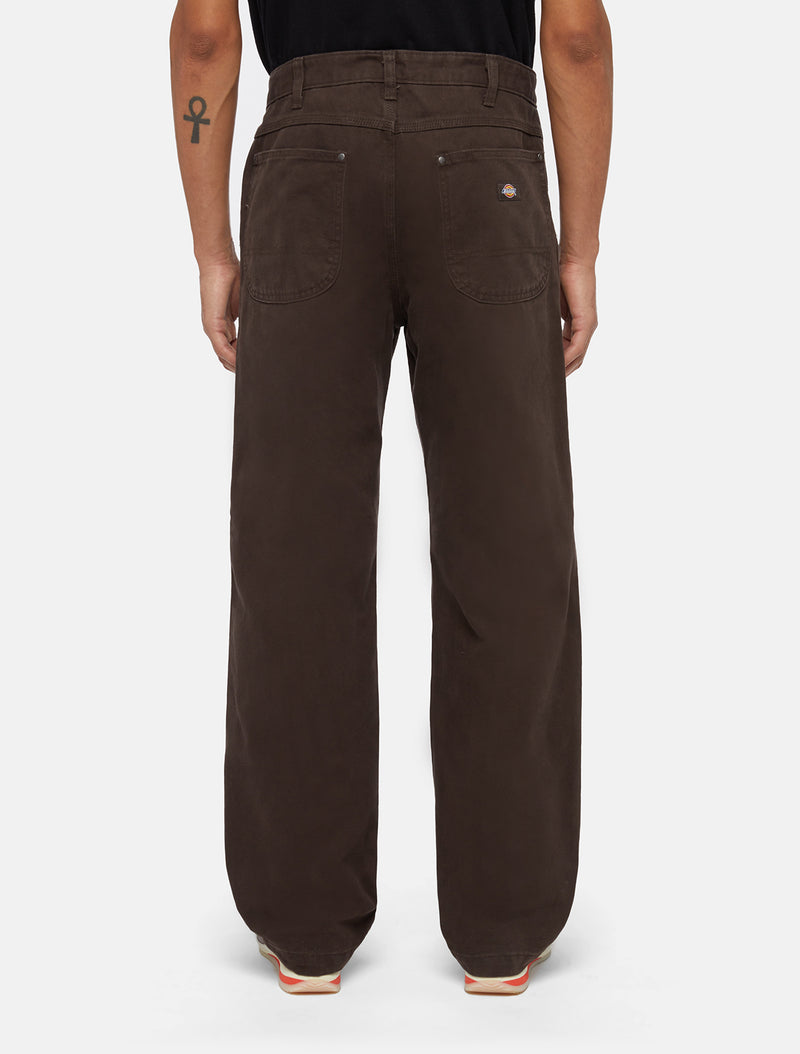 Load image into Gallery viewer, Dickies Men&#39;s Duck Canvas Utility Pants Dark Brown DK0A4XGO0DB1
