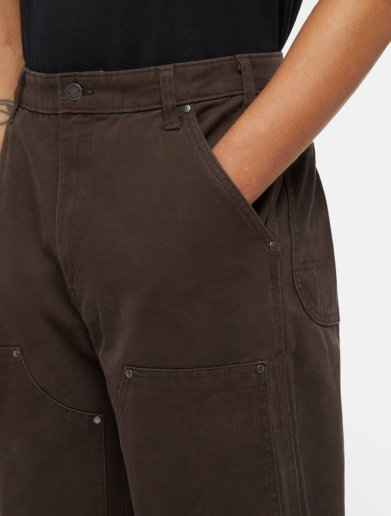 Load image into Gallery viewer, Dickies Men&#39;s Duck Canvas Utility Pants Dark Brown DK0A4XGO0DB1
