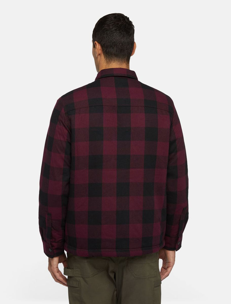 Load image into Gallery viewer, Dickies Lined Sacramento Shirt Maroon DK0A4XGRMR01
