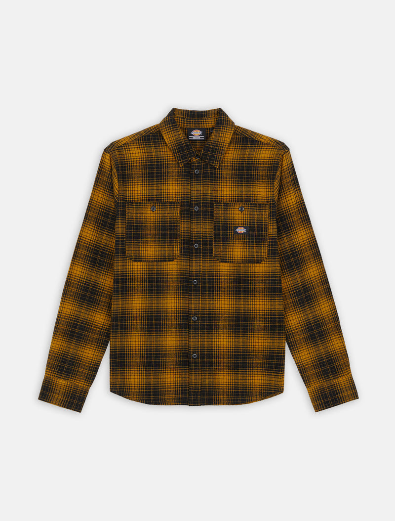 Load image into Gallery viewer, Dickies Evansville Long Sleeve Shirt Dried Tobacco DK0A4XGTF991
