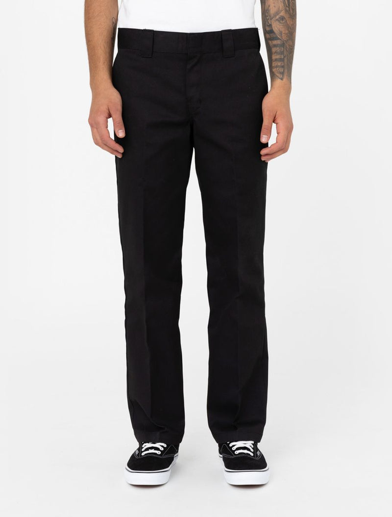 Load image into Gallery viewer, Dickies Men&#39;s 873 Slim Straight Work Pants Black DK0A4XK9BLK1
