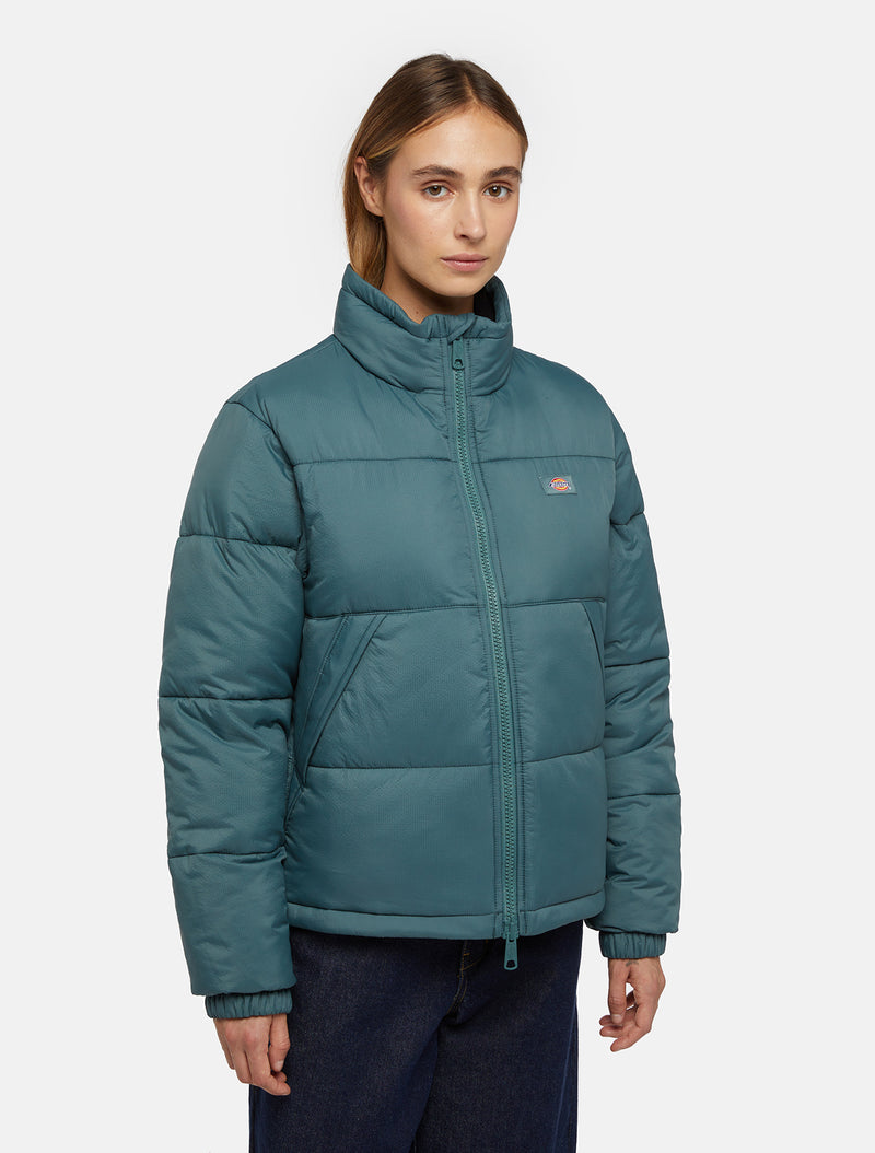 Load image into Gallery viewer, Dickies Women&#39;s Alatna Jacket Lincoln Green DK0A4XP30LN
