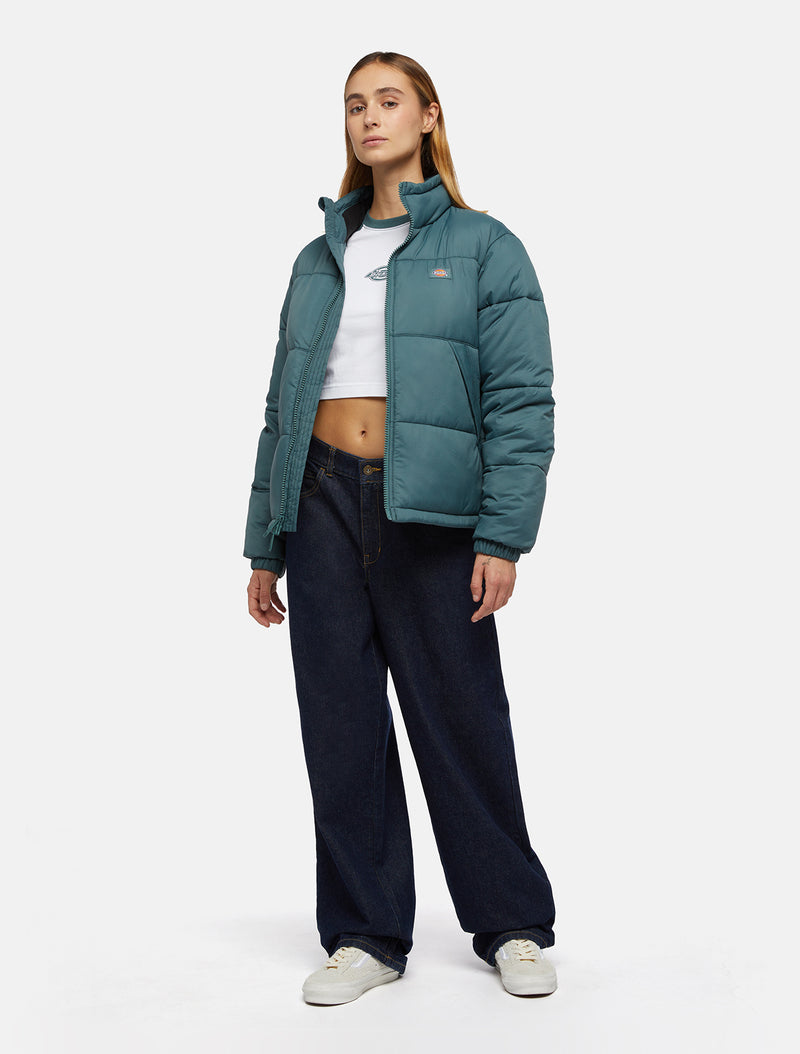 Load image into Gallery viewer, Dickies Women&#39;s Alatna Jacket Lincoln Green DK0A4XP30LN
