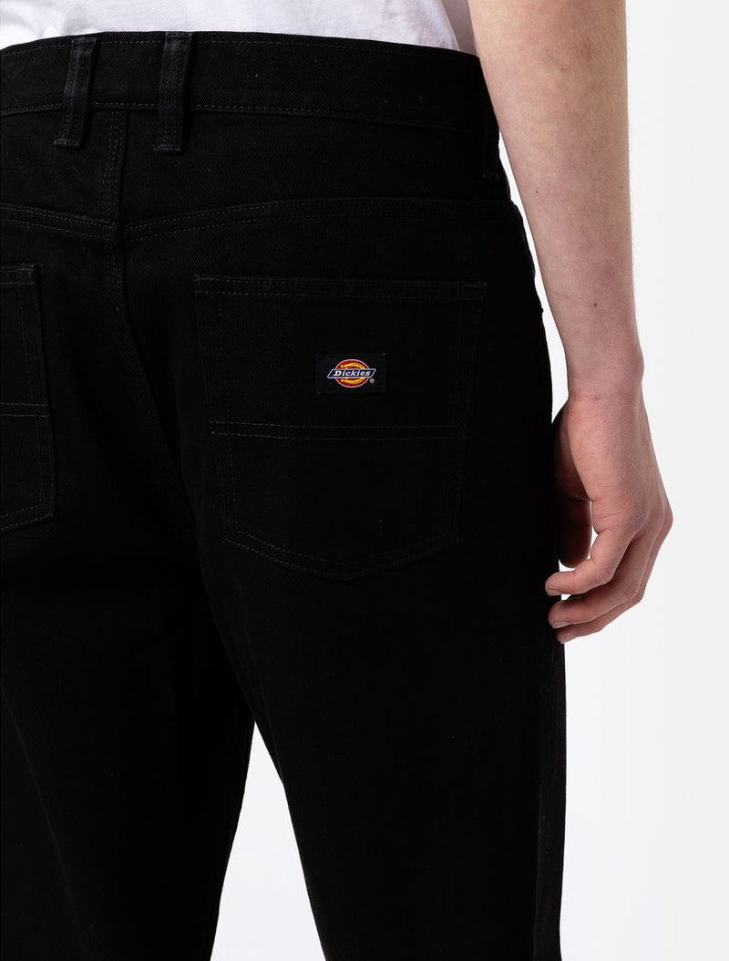 Load image into Gallery viewer, Dickies Men&#39;s Thomasville Denim Pants Rinsed Black DK0A4XYKRBK
