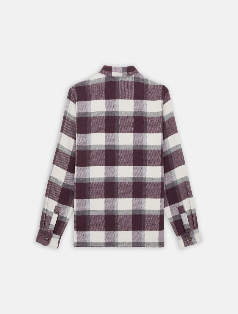 Load image into Gallery viewer, Dickies Men&#39;s Plaid Coaling Long Sleeve Shirt Plum DK0A4XZZJ56
