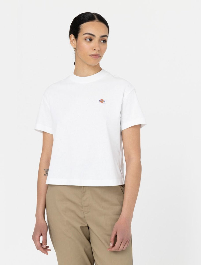 Load image into Gallery viewer, Dickies Women&#39;s Oakport Short Sleeve T-Shirt White DK0A4Y8LWHX
