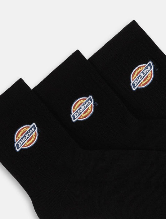 Dickies Unisex Mid Valley Grove Socks Black DK0A4Y9OBLK