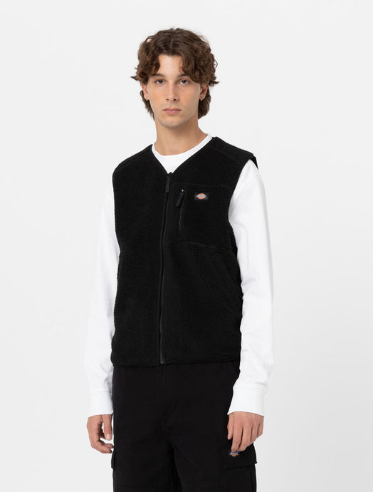 Dickies Men's Mount Hope Vest Fleece Black DK0A4YEGBLK